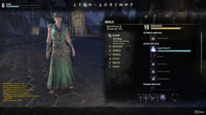 Customizing skills in ESO