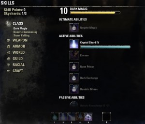 A closer look at the skills system