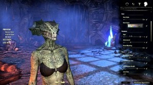 A female Argonian in Elder Scrolls Online