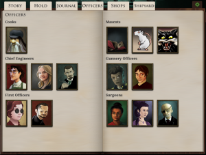 Sunless Sea Officers